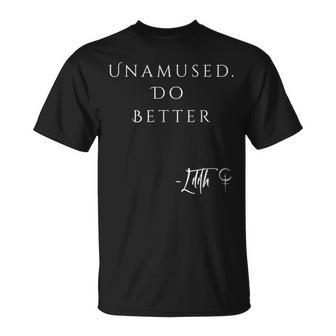 Unamed Do Better Lilith Sarcastic Goth Quote Introvert T-Shirt - Thegiftio