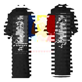 Unbreakable Romanian Girl Strong Woman Romania Heritage T-Shirt | Mazezy