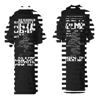 Never Underestimate An Old Man With A Bonsai Tree Tank Top T-Shirt | Mazezy