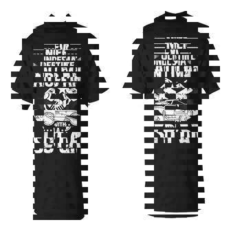 Never Underestimate An Old Man With a Slot Car RC Cars T-Shirt | Mazezy