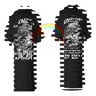 Undiagnosed But Something Aint Right Raccoon Women T-Shirt | Seseable FR