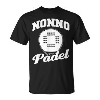 Uomo Divertente Giocatori Di Padel Tennis Nonno Padel Maglietta - Novitaregali