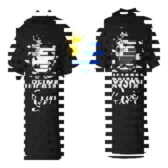 Uruguayan Queen Uruguay Flag Proud Uruguayan Woman T-Shirt | Mazezy