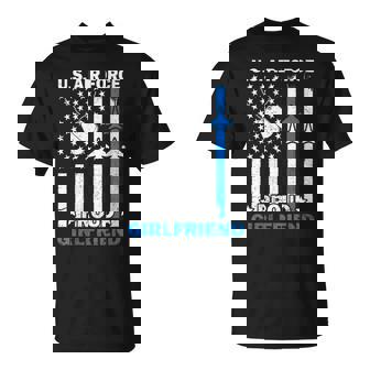 US Air Force USAF Veteran Proud Girlfriend Family Matching T-Shirt | Mazezy