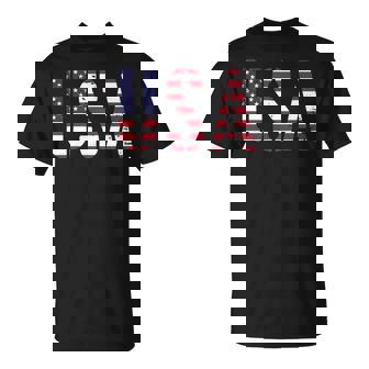 Usa アメリカの国旗の色のアメリカ 長袖tシャツ Tシャツ - Kawaiitshirt