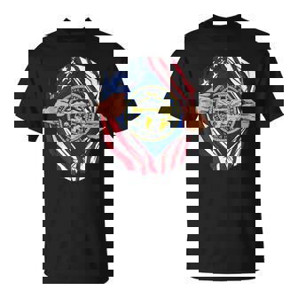 USA American Grown Nebraska Flag Tank Top T-Shirt | Mazezy