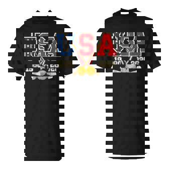 Usa Hockey 1980 2026 Patriotic Vintage Graphic T-Shirt | Mazezy