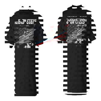 USS John C Stennis CVN-74 Aircraft Carrier Veterans Day T-Shirt | Mazezy