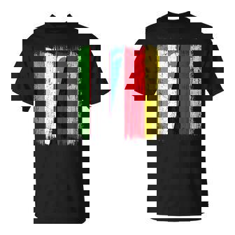 Uzbekistan Germany Half Flag Uzbek German Heritage T-Shirt | Mazezy