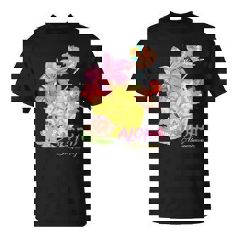 Vacation Tanning Shimaenaga Aloha Trendy Cute Tropical Japanese Birds Tank Top T-Shirt | Mazezy