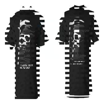 Valentine's Day I Love You To Death Cute Grim Reaper Tシャツ - Kawaiitshirt