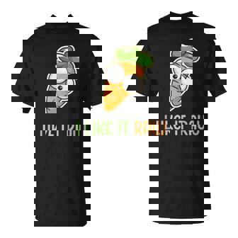 Vegetable Carrot I Like It Raw Vegan Lifestyle Tank Top T-Shirt | Mazezy