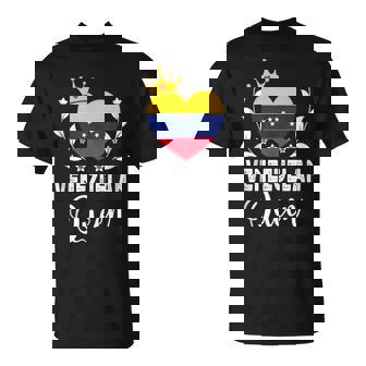 Venezuelan Queen Venezuela Flag Proud Venezuelan Woman Tank Top T-Shirt | Mazezy