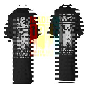 Vintage 1975 50 Años Deer Impresionante Camiseta unisex - Regaloses