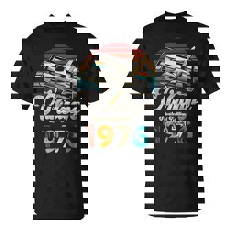 Vintage 1976 Cumpleaños 49 Años Cassette Lápiz Camiseta unisex - Regaloses