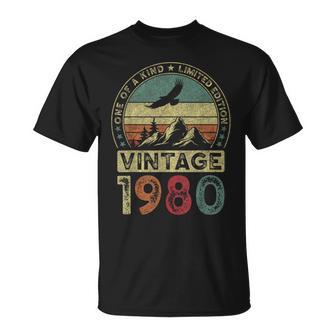 Vintage 1980 Edición Limitada 45 Cumpleaños 45 Años Camiseta unisex - Regaloses