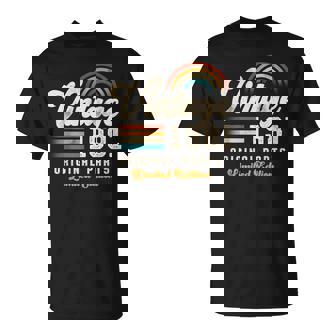 Vintage 1981 Pièces Originales 45Ème Anniversaire Retro T-Shirt - Cadeauxyz