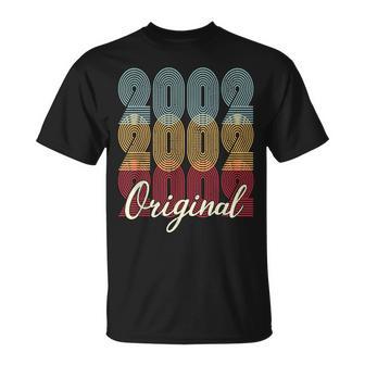 Vintage 2002 Geburtstag Classic Original Geboren 2002 T-Shirt - Geschenkecke