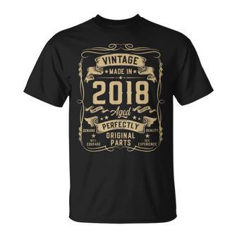Vintage 2018 8Yr 8Th Birthday Boys Girls 8 Year Old Maglietta - Novitaregali