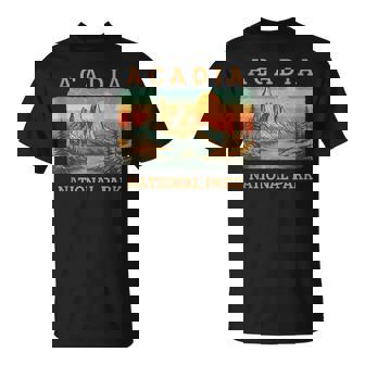 Vintage Acadia National Park Tee Tank Top T-Shirt | Mazezy