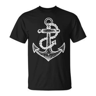 Vintage Anker Maritimes Für Kapitäneemann T-Shirt - Geschenkecke