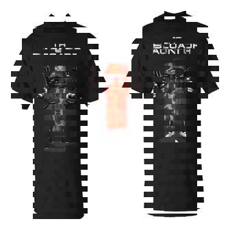 Vintage Baconator Bacon Meat Food Breakfast And Women T-Shirt - Monsterry