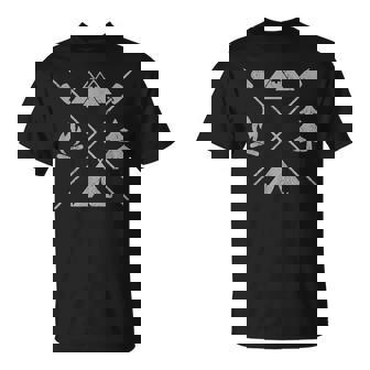 Vintage Camping Hiking Camper Men Women Kids T-Shirt | Mazezy