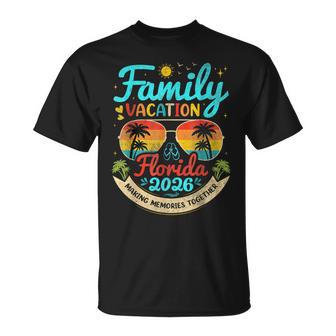Vintage Family Vacation Florida 2026 Florida Group T-Shirt - Thegiftio