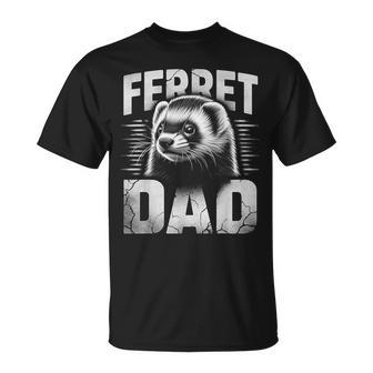 Vintage Ferret Dad Ultimate Pet Lover Ferret Owner T-Shirt - Thegiftio UK