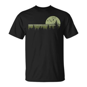 Vintage Forest Nature Trees Hiking Outdoor Wildlife T-Shirt - Monsterry