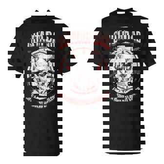 Vintage Guitar Dad Skull Rock Music Father T-Shirt | Mazezy