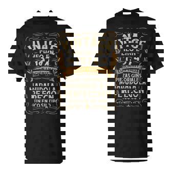 Vintage Hecho En 1974 52 Cumpleaños Regalo 52 Años Hombre Camiseta unisex - Regaloses