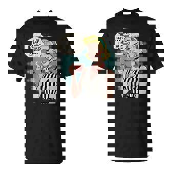 Vintage Housewife IDGAF Sassy Retro Woman T-Shirt | Mazezy