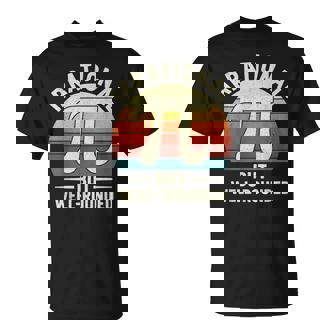 Vintage Irrational But Well Rounded Pi Day Nerd Math Teacher T-Shirt | Seseable FR