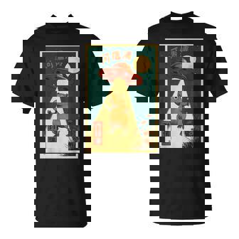 Vintage Japanese Capybara Alien UFO Abduction Graphic T-Shirt | Mazezy