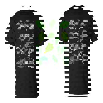 Vintage Kale Vegetable Gardening Vegetarian Vegan Gardener T-Shirt | Mazezy