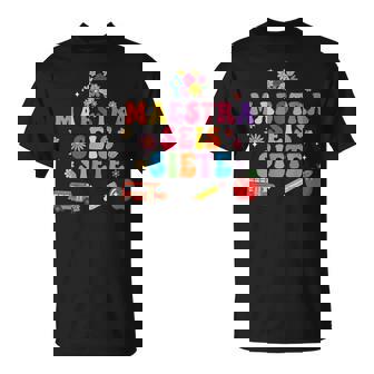 Vintage Maestra 67 SEIS Siete Groovy Teacher Appreciation T-Shirt | Mazezy