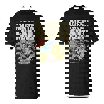 Vintage Monster Truck Mom Truck Lover Mama T-Shirt - Monsterry