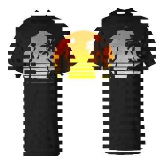 Vintage Retro Volleyball Beach Volleyball T-Shirt | Mazezy