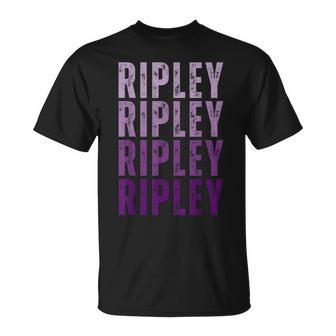 Vintage Ripley Personalized Name I Love Ripley T-Shirt - Monsterry