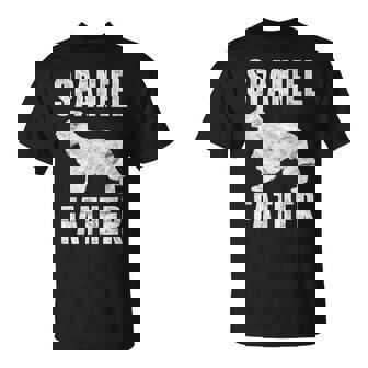 Vintage Spaniel Dad Daddy English Cocker Dog Father T-Shirt | Mazezy