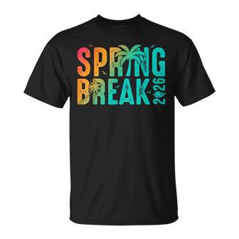 Vintage Spring Break 2026 Vacation Beach Family Friend Trip T-Shirt | Mazezy