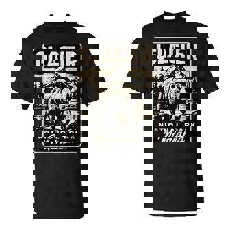 Vintage Style Glacier National Park Montana Grizzly Bear T-Shirt | Mazezy