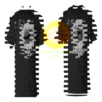 Vintage Sunflower German Shepherd Mom Shirt Women Dog Mom T-Shirt | Mazezy