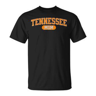 Vintage Tennessee Mom Bold Retro Varsity Lettering T-Shirt - Thegiftio UK