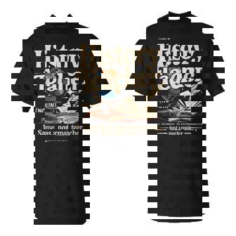 Vintage History Teacher Definition Social Studies Teachers T-Shirt | Mazezy