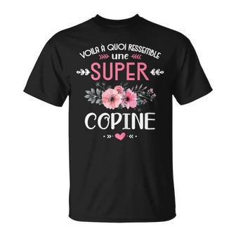 Voila À Quoi Ressemble Uneuper Copine Humour Cadeau Copine T-Shirt - Cadeauxyz