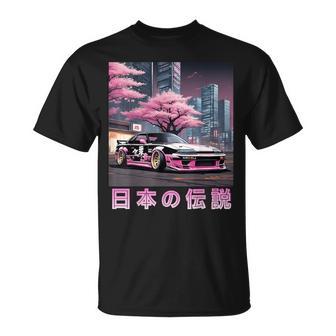 Voiture De Course Jdm Légende Japonaise Tokyotreetakura Blossom T-Shirt - Cadeauxyz