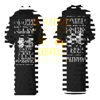 Voleibol Hombre Divertido Idea De Regaloolleyball Cerveza Camiseta unisex - Regaloses