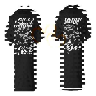 Volleyball Aunt Leopard Volleyball Player T-Shirt | Mazezy